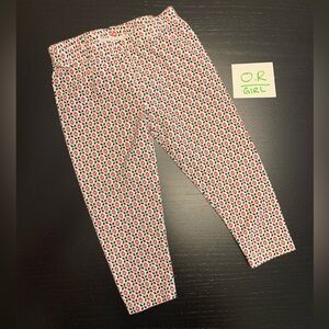 ⭐️5/$10.00⭐️ Carter’s 9m Red/Black/Silver Patterned Leggings